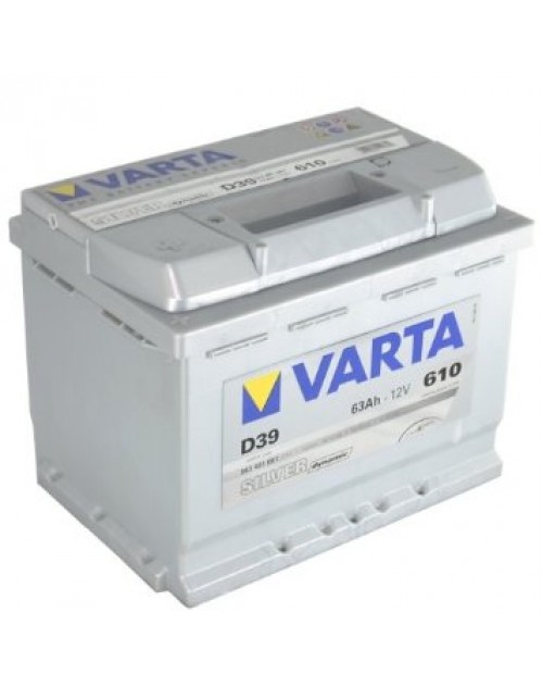 Baterie auto Varta Silver Dynamic 12V 63Ah 610A D39 borna inversa cod 563401 061